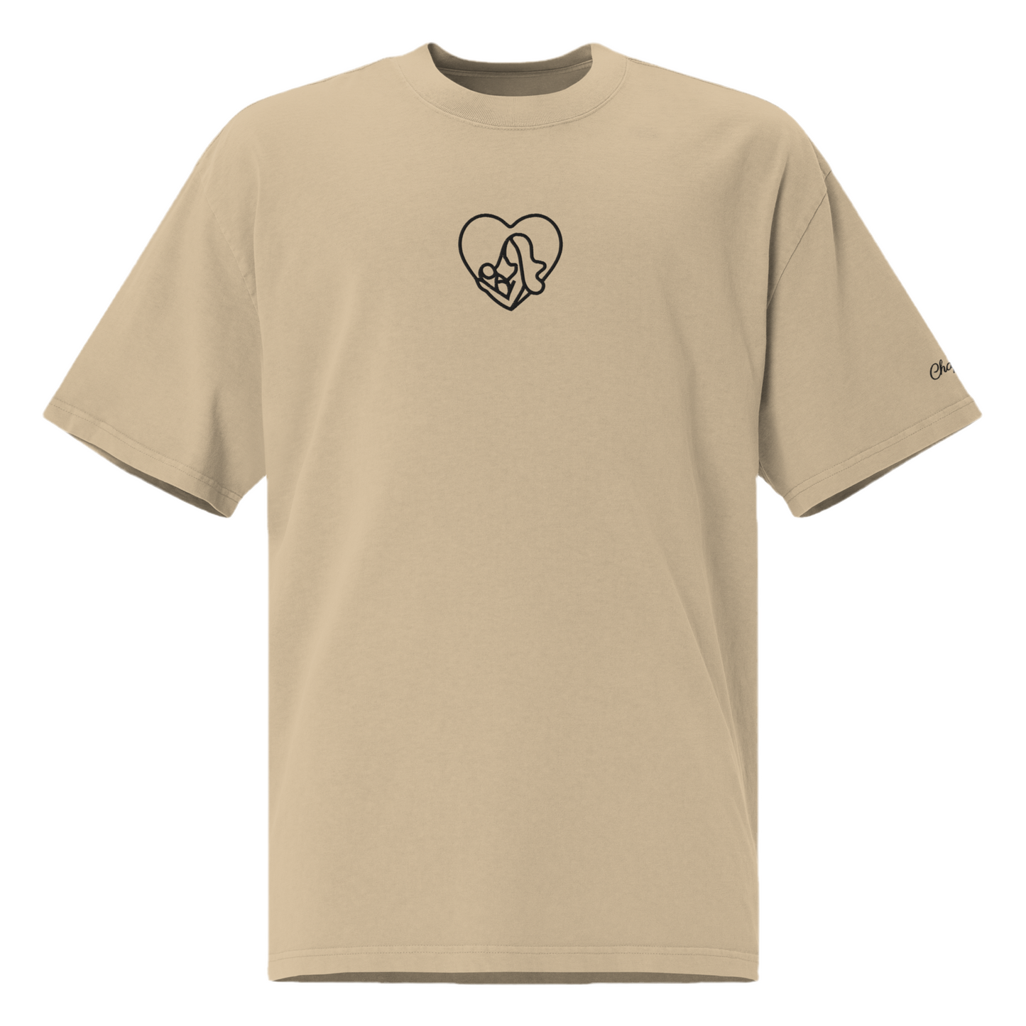 Camiseta oversize heart