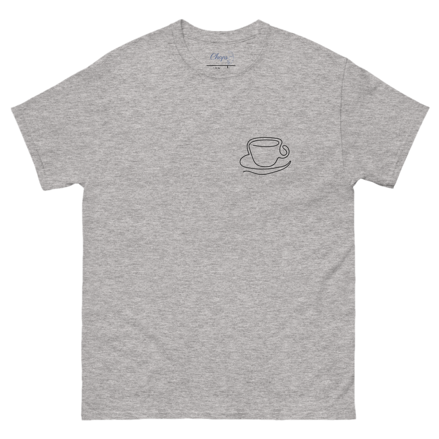 Camiseta café manga corta