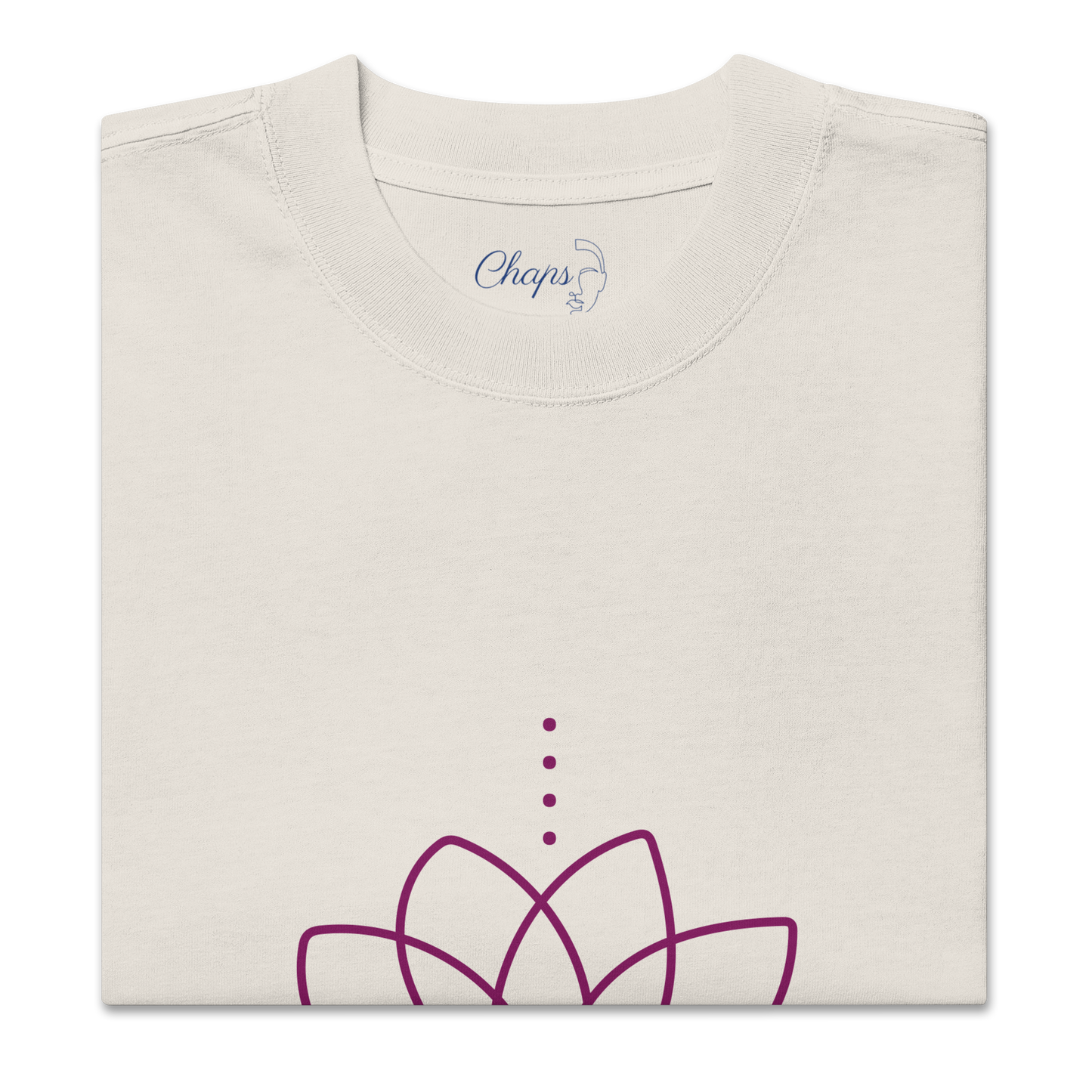 Camiseta oversize flor