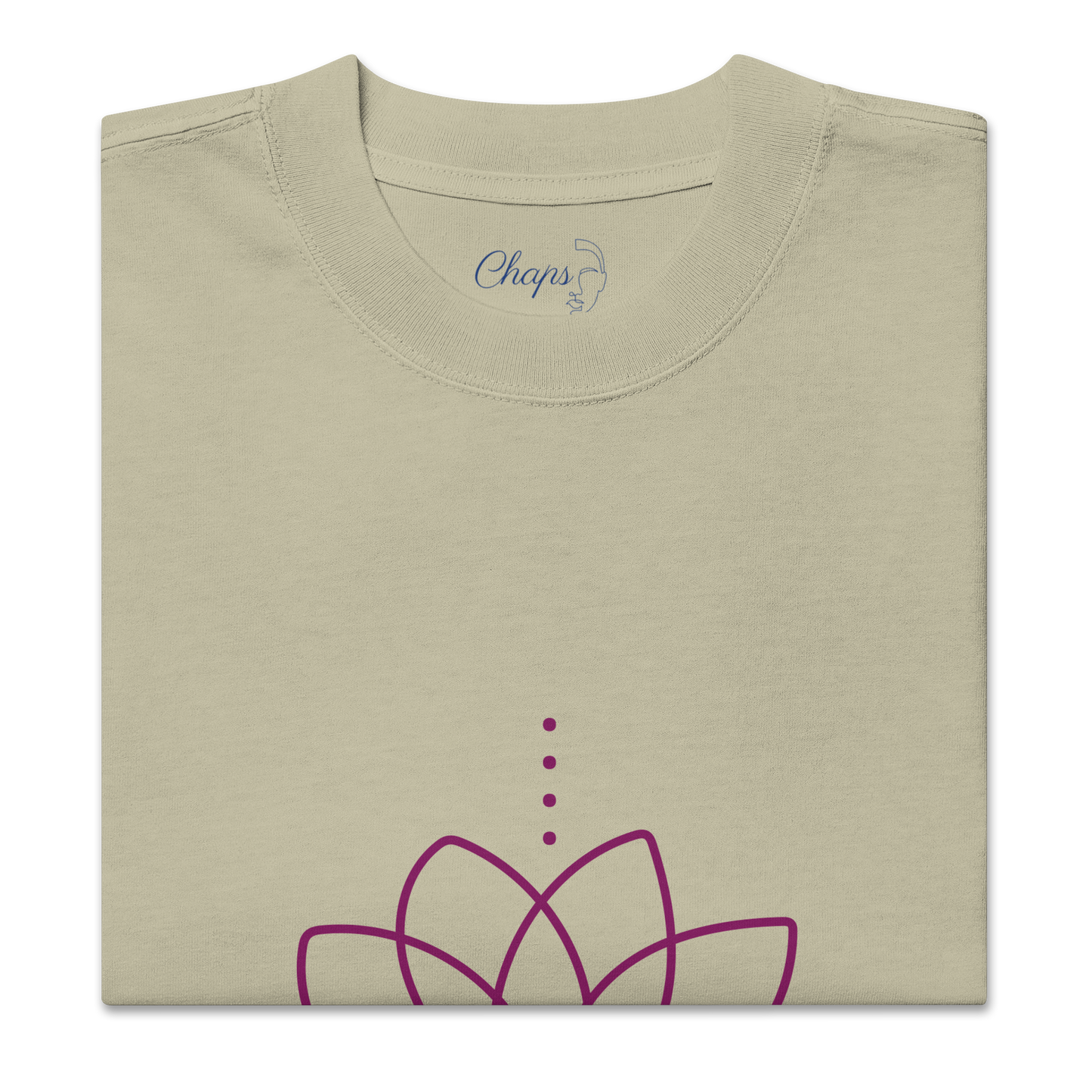 Camiseta oversize flor